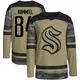 Authentic Men's Kaden Hammell Camo Seattle Kraken Military Appreciation Team Practice Jersey