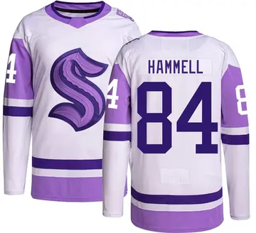 Authentic Men's Kaden Hammell Seattle Kraken Hockey Fights Cancer Jersey
