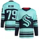 Authentic Men's Ty Nelson Teal Seattle Kraken Reverse Retro 2.0 Jersey