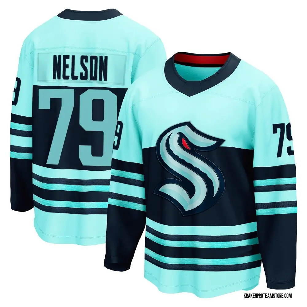 Breakaway Men's Ty Nelson Teal Seattle Kraken Special Edition 2.0 Jersey
