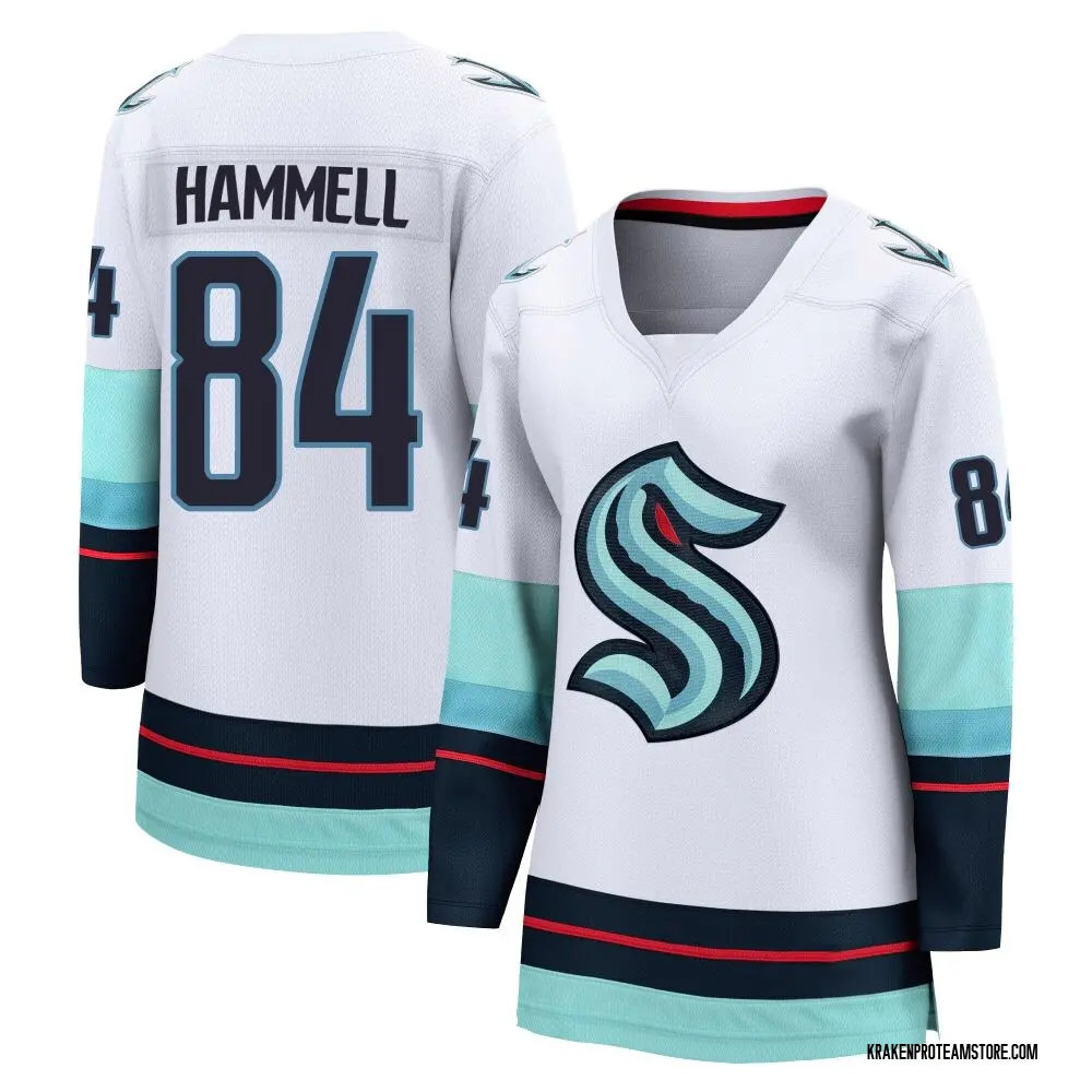 Breakaway Women's Kaden Hammell White Seattle Kraken Away Jersey