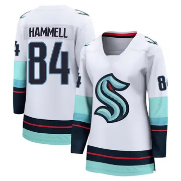 Breakaway Women's Kaden Hammell White Seattle Kraken Away Jersey