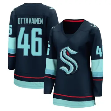 Breakaway Women's Ville Ottavainen Navy Seattle Kraken Home Jersey