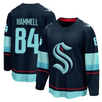 Breakaway Youth Kaden Hammell Navy Seattle Kraken Home Jersey