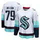 Breakaway Youth Ty Nelson White Seattle Kraken Away Jersey