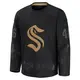 Premium Men's Ville Ottavainen Black Seattle Kraken 2024 Military Appreciation Practice Jersey