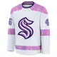 Premium Men's Ville Ottavainen White Seattle Kraken 2024 Hockey Fights Cancer Practice Jersey